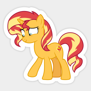 Mirror Magic Sunset Shimmer pony 3 Sticker